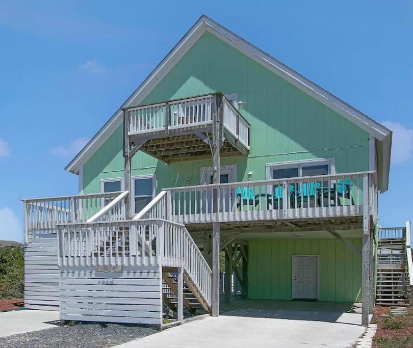 Pool Haven Ocean View Villa Oak Island Ngoại thất bức ảnh
