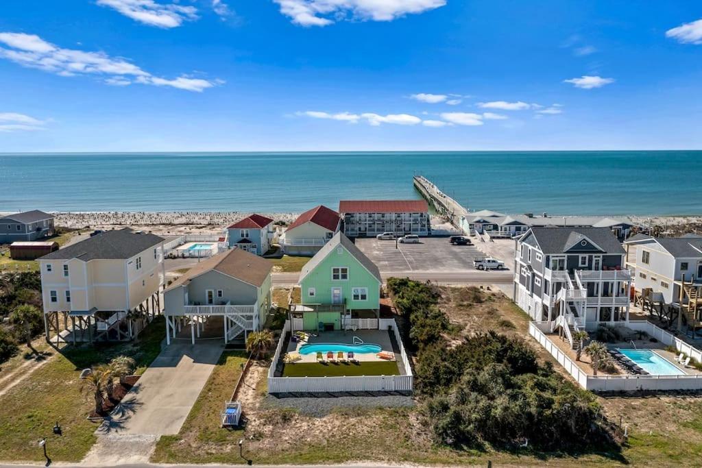Pool Haven Ocean View Villa Oak Island Ngoại thất bức ảnh